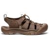 KEEN Men’s Newport H2 Closed Toe Water Sandal(Monochrome/Dark Earth)