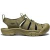 KEEN Men’s Newport H2 Closed Toe Water Sandal(Monochrome/Olive Drab)