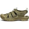KEEN Men’s Newport H2 Closed Toe Water Sandal(Monochrome/Olive Drab)