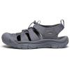 KEEN Men’s Newport H2 Closed Toe Water Sandal(Monochrome/Steel Grey)