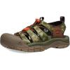 KEEN Men’s Newport H2 Closed Toe Water Sandal(Smokey Bear/Military Olive)