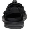 KEEN Men’s Uneek Classic Two Cord Sandals(Black/Black)