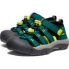KEEN Unisex-Child Newport H2 Closed Toe Water Sandals(Aventurine/Evening Primrose)