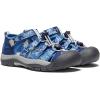 KEEN Unisex-Child Newport H2 Closed Toe Water Sandals(Camo/Bright Cobalt)