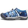 KEEN Unisex-Child Newport H2 Closed Toe Water Sandals(Camo/Bright Cobalt)