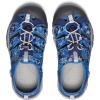 KEEN Unisex-Child Newport H2 Closed Toe Water Sandals(Camo/Bright Cobalt)
