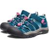 KEEN Unisex-Child Newport H2 Closed Toe Water Sandals(Legion Blue/Hot Pink)