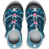 KEEN Unisex-Child Newport H2 Closed Toe Water Sandals(Legion Blue/Hot Pink)