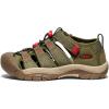 KEEN Unisex-Child Newport H2 Closed Toe Water Sandals(Martini Olive/Aura Orange)