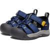 KEEN Unisex-Child Newport H2 Closed Toe Water Sandals(Naval Academy/Keen Yellow)