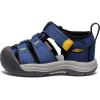 KEEN Unisex-Child Newport H2 Closed Toe Water Sandals(Naval Academy/Keen Yellow)