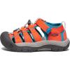 KEEN Unisex-Child Newport H2 Closed Toe Water Sandals(Safety Orange/Fjord Blue)
