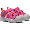 KEEN Unisex-Child Newport H2 Closed Toe Water Sandals(Very Berry/Fusion Coral)