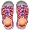 KEEN Unisex-Child Newport H2 Closed Toe Water Sandals(Willowherb/Tangerine)
