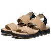 KEEN Women’s, Elle Backstrap Sandal(Cornstalk/Black)