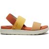 KEEN Women’s, Elle Backstrap Sandal(Fossil Orange/Silver Birch)