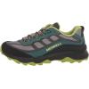 Merrell Unisex-Child Moab Speed Low WTRPF(Deep Green/Black)