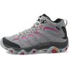Merrell Women’s Moab 3 Mid Waterproof Hiking Boots(Monument/Fuchsia)