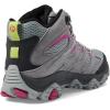 Merrell Women’s Moab 3 Mid Waterproof Hiking Boots(Monument/Fuchsia)