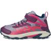 Merrell unisex-child Moab Speed 2 Mid Alternative Closure Waterproof(Berry/Navy)