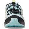 Salomon® XA Pro V8 CSWP J Shoes for Kids – Synthetic and Textile Upper, Lining, Footbed – Heel Pull Tab(Tanager Turquoise)