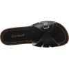 Saltwater by Hoy Women’s Classic Slide Flat Sandal(Black)