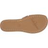 Saltwater by Hoy Women’s Classic Slide Flat Sandal(Tan)
