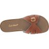 Saltwater by Hoy Women’s Classic Slide Flat Sandal(Tan)