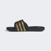 adidas Unisex Adult Adissage Slides Sandal(Black/Gold Metallic/Black)