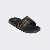adidas Unisex Adult Adissage Slides Sandal(Black/Gold Metallic/Black)