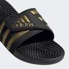 adidas Unisex Adult Adissage Slides Sandal(Black/Gold Metallic/Black)
