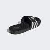 adidas Unisex Adult Adissage Slides Sandal(Black/White/Black)