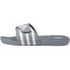 adidas Unisex Adult Adissage Slides Sandal(Grey/White/Grey)