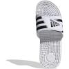 adidas Unisex Adult Adissage Slides Sandal(White/Core Black/White)