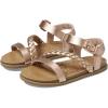 Blowfish Malibu Girl’s Mylo-T (Toddler/Little Kids) Flat Sandal(Rosegold)