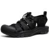 KEEN Men’s Newport H2 Closed Toe Water Sandal(Black/Black/Black)