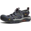 KEEN Men’s Newport H2 Closed Toe Water Sandal(India Ink/Rust)