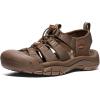 KEEN Men’s Newport H2 Closed Toe Water Sandal(Monochrome/Dark Earth)