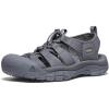 KEEN Men’s Newport H2 Closed Toe Water Sandal(Monochrome/Steel Grey)