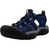 KEEN Men’s Newport H2 Closed Toe Water Sandal(Naval Academy/Steel Grey)