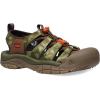 KEEN Men’s Newport H2 Closed Toe Water Sandal(Smokey Bear/Military Olive)