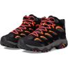 Merrell Women’s Moab 3 Mid Waterproof Hiking Boots(Black/Multi)