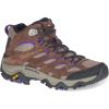 Merrell Women’s Moab 3 Mid Waterproof Hiking Boots(Braken/Purple)