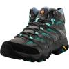 Merrell Women’s Moab 3 Mid Waterproof Hiking Boots(Granite/Marine)