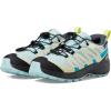 Salomon® XA Pro V8 CSWP J Shoes for Kids – Synthetic and Textile Upper, Lining, Footbed – Heel Pull Tab(Tanager Turquoise)