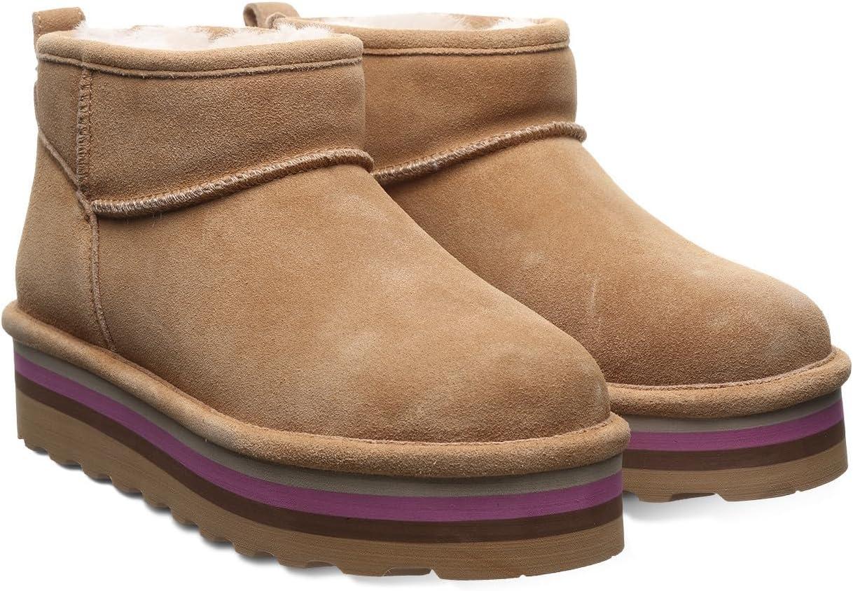 imageBEARPAW Womens Retro Shorty Morel BootIced Coffee