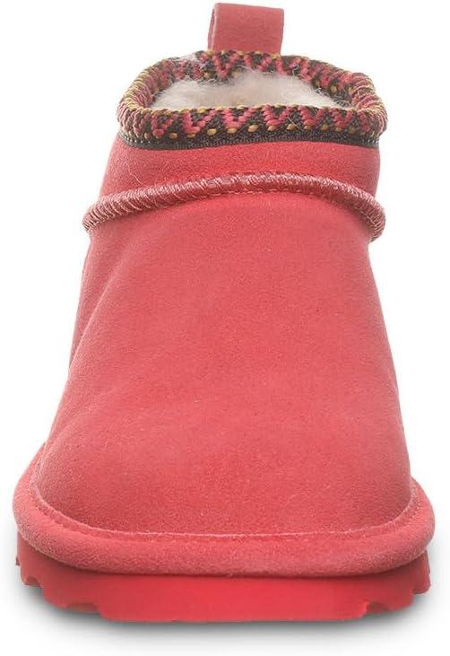 imageBEARPAW Womens Super Shorty Deco Multiple Colors Womens Ankle Boot Womens Slip On Boot Comfortable Winter BootGuava