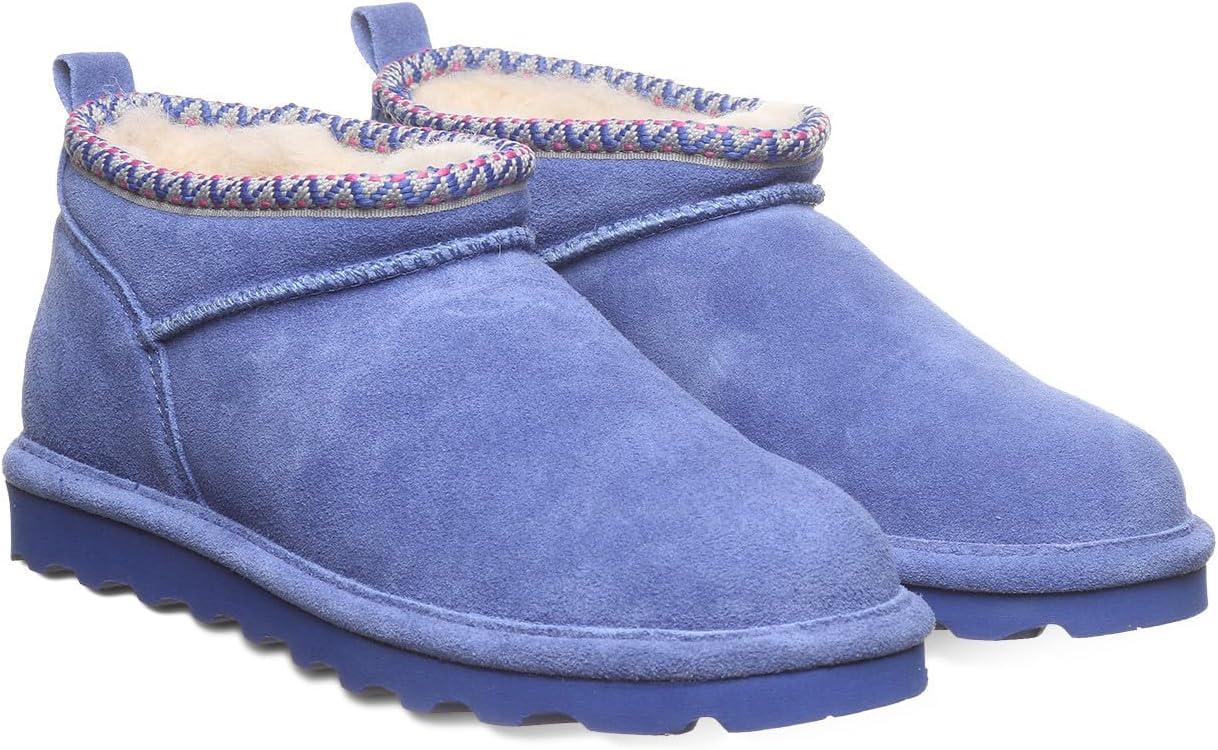 imageBEARPAW Womens Super Shorty Deco Multiple Colors Womens Ankle Boot Womens Slip On Boot Comfortable Winter BootUltramarine
