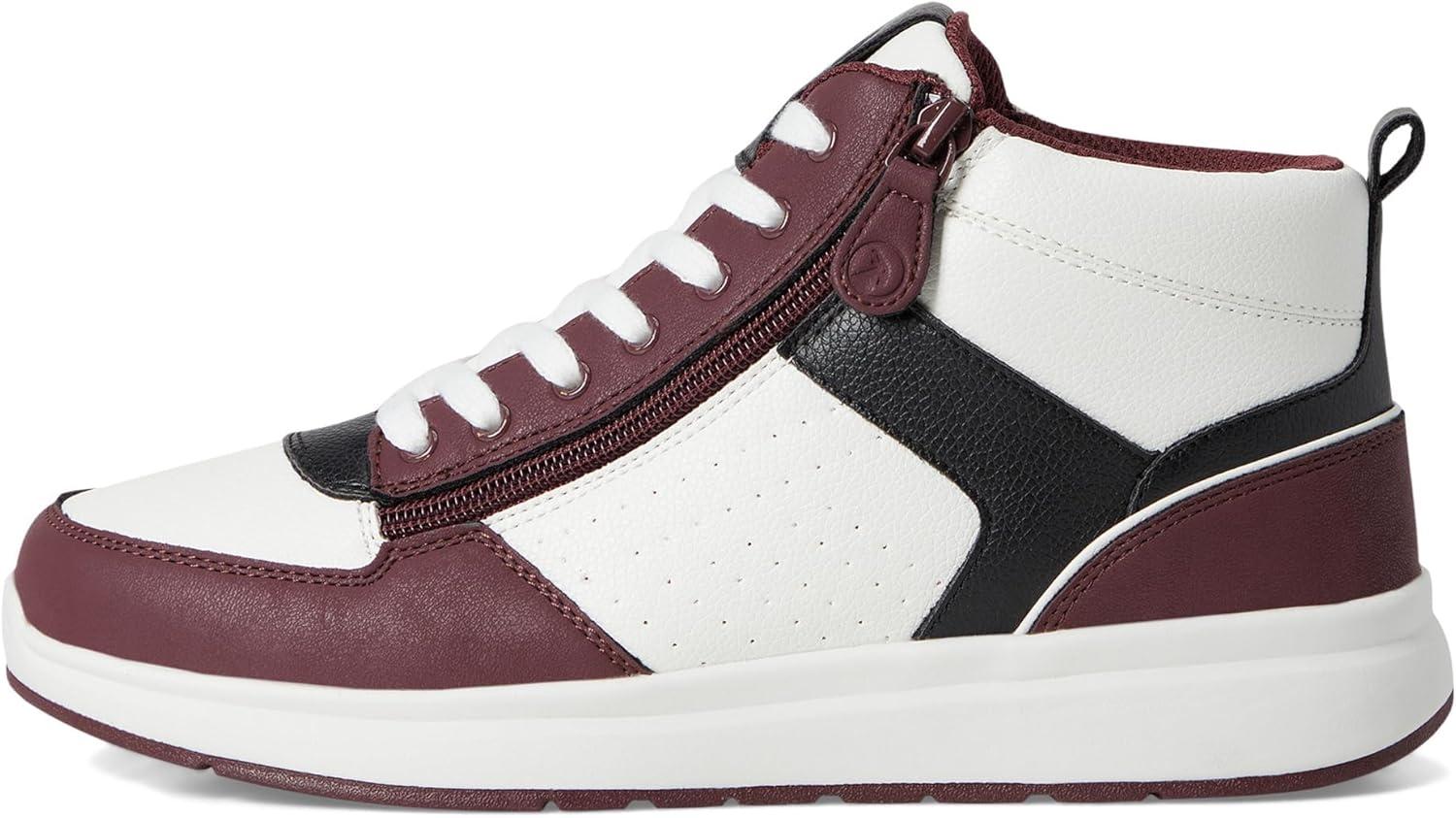 imageBILLY Footwear Womens Comfort Dz High SneakerWhiteWineBlack
