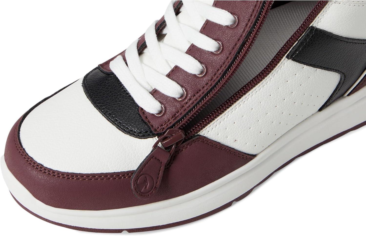 imageBILLY Footwear Womens Comfort Dz High SneakerWhiteWineBlack
